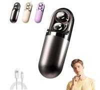Generico S13 Vibration Massage Bluetooth Headphones, Bluetooth 6.0 Wireless Sleep Earbuds, Invisible Ear Plugs for Side Sleepers, Provide Relaxation and Massage for Sleeping (1Pcs*Black)