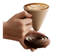 Generico Sable Cone Mug Set | Classic Retro Design | 250ml Capacity | Conical Ceramic Coffee Mug | Elegant Conical Coffee Cup | Comfortable Handle Grip | For Family