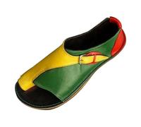 Generico Sabot Donna Estive Con Zeppa Ciabatte Comode Eleganti Chiuse Davanti Sandali Morbido Leggeri Chiusi Anziani Sabot Infermiere Gomma Comodi Mules Pantofole Moda Ortopedici Zeppe Mare Spiaggia
