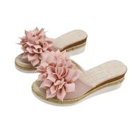 Generico Sabot Donna Estivi - Zeppe Scarpe con Dita Pantofole da Donna Pantofole Casual Sandali Classici Pantofole da Donna