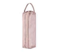 Generico sac Maquillage - Trousse De Toilette De Voyage 23 X 6.5 X 5.5 Cm | sac Filet Polyester Pliable, Pochette Cosmétique Compacte pour Avion Camping Salle De Bain Sport Plage Organisation