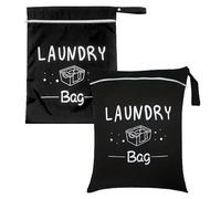 Generico Sacca Bagnata Per Costumi E Asciugamani,Porta Articoli Da Toeletta Impermeabile - Organizer con Cerniera in Tessuto Oxford e Manico per Costume e Cosmetici Piscina Viaggio