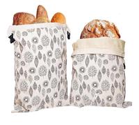 Generico Sacchetti For Il Pane Extra Grandi In Cera D'api, Mantengono Il Pane Fresco Diversi Giorni, Facili Da Pulire For Toast, Pane Fatto In Casa E Baguette(B)
