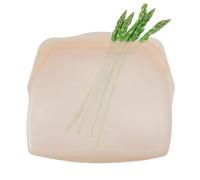 Generico Sacchetti per Alimenti Bustine Richiudibili a Fondo da 1 Litro | Buste Riusabili per Cibi per Frutta Verdura Snack Zuppe Frigo Microonde Lavastoviglie