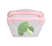 Generico Sacchetti per Panini Riutilizzabili,Busta In Silicone Autoportante Antigoccia,Contenitori Alimentari | Per Pranzo Snack Frigo Microonde Viaggio Campeggio Ufficio