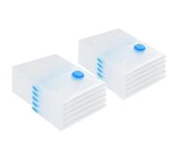 Generico Sacchetti per Stoccaggio 10 PCS Trasparente e Blu 70 x 50 cm