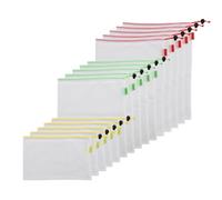 Generico Sacchetti Riutilizzabili dei Prodotti, Cotone Naturale Della Maglia, Plastica Libera, Sacchetti Ecologici dei Prodotti Agricoli per i Giocattoli Alimentari Della Frutta Vegetale (15 Pezzi)