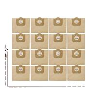 Generico Sacchetto antipolvere di ricambio Hepa, compatibile con aspirapolvere Karcher MV3 WD3 WD3200 WD3300 A2204 A2656 WD3.500P SE4001 SE4002(16PCS)