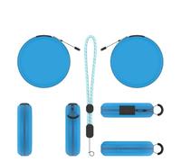 Generico Sacchetto di immagazzinaggio portatile adatto per Tamagotchi Paradiso Pet macchina da viaggio Custodia antipolvere e antiurto coperchio di protezione (Blue)