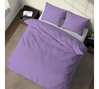 Generico Sacco copripiumino tinta unita made Italy matrimoniale singolo piazza mezza : Colore - Lilla, Misura - Una Piazza e Mezza