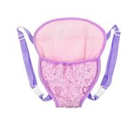 Generico Sacco zaino per bambole e sacco a pelo per bambole, tasche per custodia con cinghie regolabili Pretendono accessori per il gioco-Si adagia da 14,5 a 18 pollici-Bambola NON inclusa