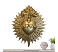 Generico Sacred Heart Wall Decor - Religious Decorative Resin plaquee