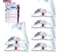 Generico Sacs pliants de stockage d eau urgence sans BPA porte-eau étanche et résistant aux déchirures pour le camping la randonnée pique-nique préparation catastrophes Set of 6