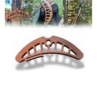 Generico Saddle Hunting Essential - Saddle Bridge Spreader as Hip Pinch Eliminator for Saddle Hunting - High-Quality Tree Saddle Accessories with Machined Nylon Build, Reduces Hip Pinch. (Brown)