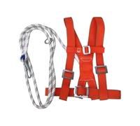 Generico Safety Harness - Double-Strap Site Body Gear | Adjustable Construction Fall Protection | For Men Beginners Professionals Window Cleaner Warehouse Utility Work Bridge Electrician