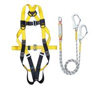 Generico Safety Harness, Work Gear, Full Body Protection Equipment with 5 Point Adjustment Straps, Roofing Construction Harness for Men Outdoor Building Sites High-Altitude Setup Maintenance Jobs