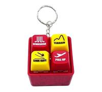 Generico Safety Keychain | Pilot and Crew Alert Keychain | Reusable Loud Alarm Key Chain Glowing Simulator with Flashlight for Travel Airplane Outdoor Adventures