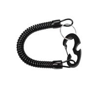 Generico Safety Lanyard - Keys with Carabiner for Securing | Coil Keychain with Retractable Strap, Anti Loss Accessory, Outdoor Work Tool, Functional Gear for Scuba Diving Kayak Backpack Belt