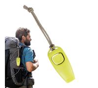 Generico Safety Whistle,Lightweight Survival Loud Defense Whistle - Critical Alert Multifunctional Training Equipment, Outdoor Sports Accessories, Men Women Safety Supplies for Hiking Camping