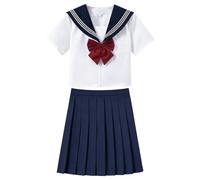Generico Sailor Costume School - Uniform Traditional Pleated Skirt Suit