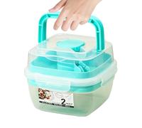 Generico Salad Container 1100ml With 200ml Dip Box Meal Prep Lunch Box