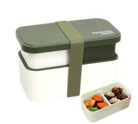 Generico Salad Lunch Container | 1450ml Microwave Safe Bowl | 2-TierSalad Container With Utensil Set And Sealing Strap,for Work College School Picnic Outdoor