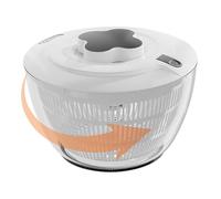 Generico Salad Spinner Strainer, Veggie Dryer Bowl, 9.45x6.3 Inches Kitchen Wash Dry Container with Rotating Drain System, Sturdy Produce Cleaner Design, Food Prep Tool for Home Cooking Use