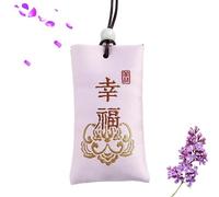 Genérico Sale spirituale buddista - Collana classica cinese con talismano | Bustina per speranza, prosperità e protezione | Amuleto Armadio Decorazione ufficio, Consulte la descripción, Vedere la