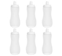 Genérico Salice Squeeze Bottle - Clear Empty Leak-Proof Organizer - 17 oz Sauce Containers Squeeze Bottles | for Ketchup Syrup Salad Dressing Oil Honey Home Picnic BBQ Camping