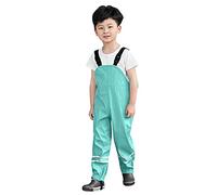 Generico Salopette da pioggia per bambini, antivento, impermeabile, in nylon, ideale per bracciale casual per bambini con farfalla