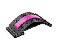 Generico Saludea Spinecomfort Back Stretcher, 4-Level Lumbar Support with 102 Acupressure Points Spine Decompression and Posture Corrector Home, Car, Office Use (Pink)