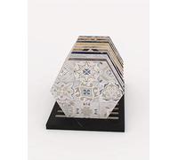 Generico Sample Display Stand, Wooden Floor Sample Holder Door Stand,Ceramic Sample Display Rack for Placing Various Building Material Samples(425 x 250 cm/16.7 x 9.9 in)