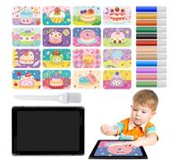 Generico Sand Painting Kit - Sticker Sand Art Kit, Sticker Sands Art Sheets, Creative Design | Kits For Crafts, Kids, Preschool, Fun Activities, Arts Projects, DIY, Classroom, Home, Travel, Gift Use