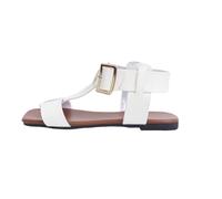 Generico Sandaletti Donna Estive Open Toe Sandal Casual Sandals Summer Square Flat Roman Fashionable And Comfortable Outdoor Light Beach Sandali Sneakers Estivi Comodi Sandalo Elegante Trekking Bianco