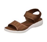 Generico Sandali a Piedi Nudi Ciabatte Donna Estive Comode 2026 Sandali Ortopedico Donna Été De Marche Confortabile Piattaforma Scarpe Anti'scivolanti Respirante Bohême Bout Open Con Talon Block