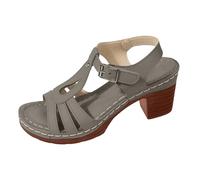 Generico Sandali a Piedi Nudi Sandali Donna Eleganti 2026 Ortopedico Donna Été De Marche Confortabili Piattaforma Scarpe Anti''scivolanti Respiratori Bohême Bout Sandalo Aperto Con Blocco Di Tallone