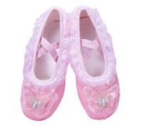 Generico Sandali Bambina 26 Scarpe da ballo per bambine con gatto in pizzo eleganti per esibizioni e lezioni di danza (8.5 Toddler)