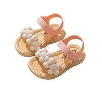 Generico Sandali Bambina Eleganti Bambina Sandalo Estivi con Fiori Scarpe Aperte Strappo Moda Comodi Sandali Gomma Ragazza Leggere Morbidi Sandaletti Principesse Antiscivolo