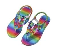 Generico Sandali Bassi Donna Comoda Sandali Comodi Estivi Scarpe Piatte con Punta A Clip Casual da,da Alla Comfort Donna Scarpe Estive Comode (Camouflage,38)