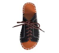 Generico Sandali Bassi Donna Comodi Sandali Estive Eleganti Ciabatte da Donna Estive Piatte Retrò con Bocca Di Pesce,Leggeri per L'Uso All'Aperto,per Le Ciabatte (Black,36)