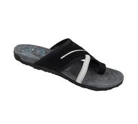 Generico Sandali Bassi Eleganti Comoda Donna Estive Comode Sandali Ortopedici con Supporto per L' Plantare da con Supporto per L' Plantare da Comfort Fibbia (Black,36)