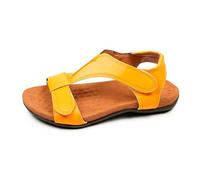 Generico Sandali Comodi Donna Con Tacco Alto E Punta Aperta Adjustable Strappo Casual Antiscivolo Scarpe Da Sera Piatto Vintage Sandalo Passeggio Comode De Spiaggia Pantofole Trekking Piscina