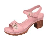 Generico Sandali Comodi Donna Morbida Casual Da Spiaggia Decorazione Floreale Con Perle Di Strass Camminata Vintage Scarpe Moda Infradito Mare Sandalo Supporto Arco Plantare Estivi Trekking