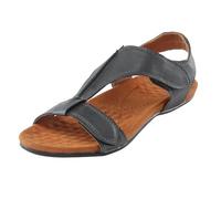 Generico Sandali Comodi Donna Scarpe Estivi da Trekking Spiaggia Ortopedici Leggere Comode Aperta Sandalo Con Adjustable Strappo Morbide Antiscivolo Sportivi per Doccia Piscina