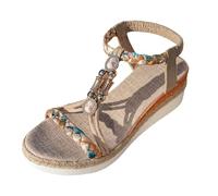 Generico Sandali Compensate Donna Con Banda Crociata Pantofole Estatali Anatomiche Confortabili Fabbricato In Italia Sandalo Donna Sandali Da Randonnée Con Scratch Sport Été Confortable Per L'esterno