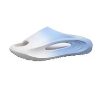 Generico Sandali con Plateau Donna Eleganti Zeppa Estive Sandali Piatti E Spessi per Uomo E Donna,Adatti per La Casa Che L'Esterno,Scarpe da Acqua,Scarpe da Spiaggia,(Light Blue,38)