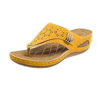 Generico Sandali Da Trekking a Piedi Nudi Con Cinghia Regolabile Sandali Donna Eleganti Moda Donna Ortopedici Per Été Bout Ouvert De Plage Leger Confortabile Respirante Sandale Sport De Marche