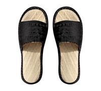 Generico Sandali Decorativi Sandali da donna perfetti per tutti i giorni, design a punta aperta, stile versatile per primavera ed estate, stile casual con cinturini larghi e suola piatta. (Black, 39)