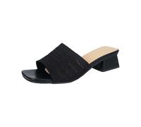 Generico Sandali Donna Bassi Comodi Sandali Comodi Donna Pantofole Estive da con Tacco Medio E Bocca Di Pesce,In Maglia,con Punta E Una Parola Pantofole Chiuse Estive (Black,37)