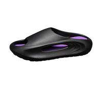 Generico Sandali Donna con Plateau Ortopediche Estive Zeppa Sandali Piatti E Spessi per Uomo E Donna,Adatti per La Casa Che L'Esterno,Scarpe da Acqua,Scarpe da (Dark Purple,38)
